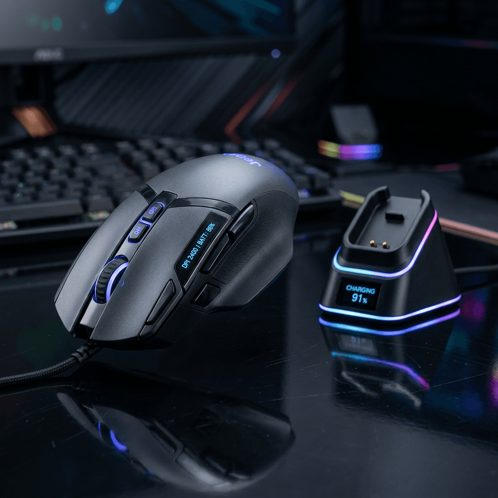Jedel GWH-113 Gaming Mouse Review: Precision, Style, and Instant Pickup in Pakistan