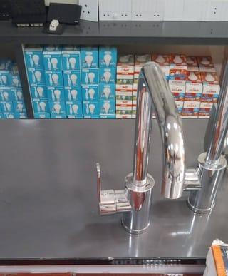 Chrome Single Lever Kitchen Faucet