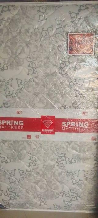 Diamond crystal spring mattress