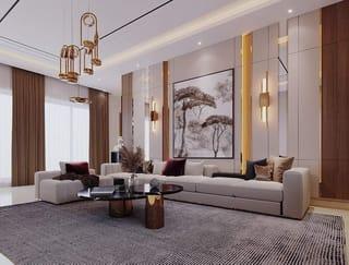 Modern Luxury Sectional Sofa Set