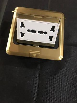 Gold Pop-Up Power Socket