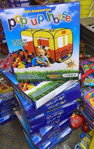 Kids Pop Up Bus Tent