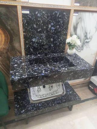 Black Granite Bathroom Vanity