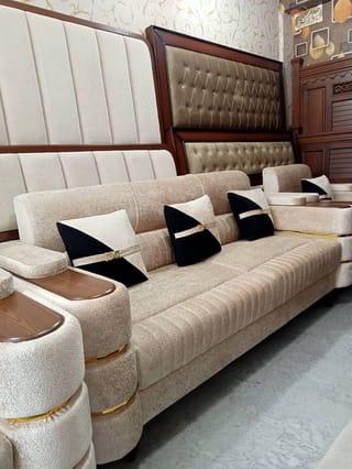 Luxury Tufted Living Sofa