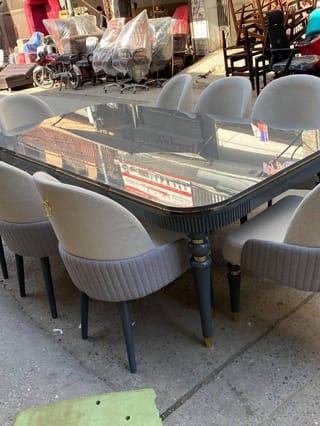 Modern Grey Dining Set