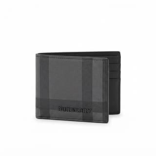 Burberry Check Leather Wallet