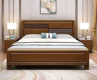 Modern Solid Wood Bed Frame
