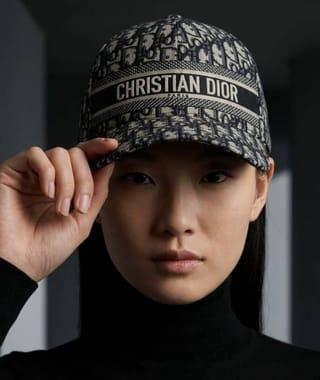 Christian Dior Inspired Oblique Baseball Cap