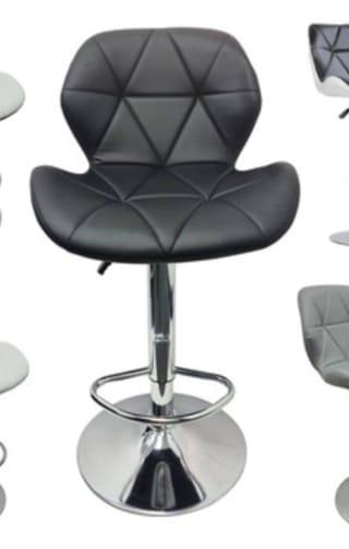 Modern Geometric Bar Stool