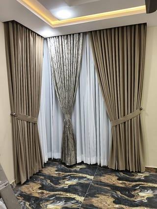 Modern Luxury Layered Curtains