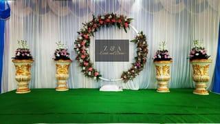 Elegant Floral Event Stage Decor
