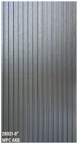 Charcoal WPC Fluted Wall Panel
