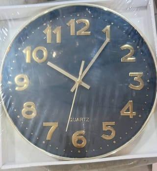 Modern Gold Accent Wall Clock