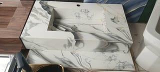 Marble Finish Bathroom Vanity