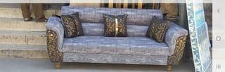 Modern 3 Seater Fabric Sofa