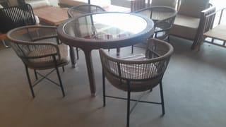 Outdoor Rattan Dining Set
