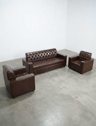 Executive Leatherette Sofa Set