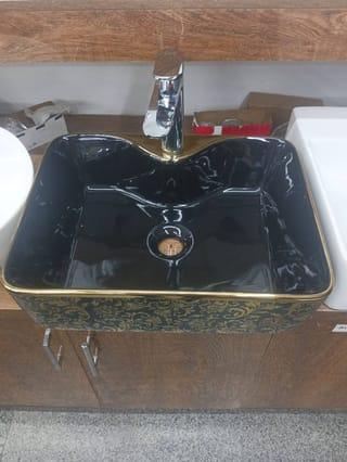 Luxury Black Gold Basin