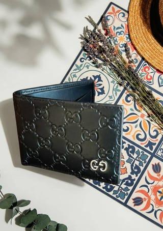 Gucci Embossed Leather Wallet