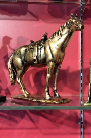 Vintage Equestrian Stallion Statue