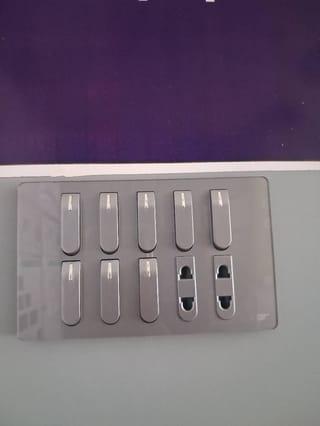Modern 10-Gang Modular Switch