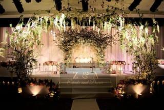 Elegant Event Stage Decoration