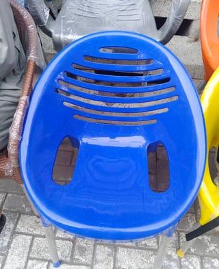 Ergonomic Blue Dining Chair