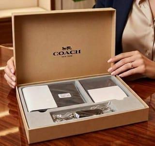 Coach Men's Wallet Set